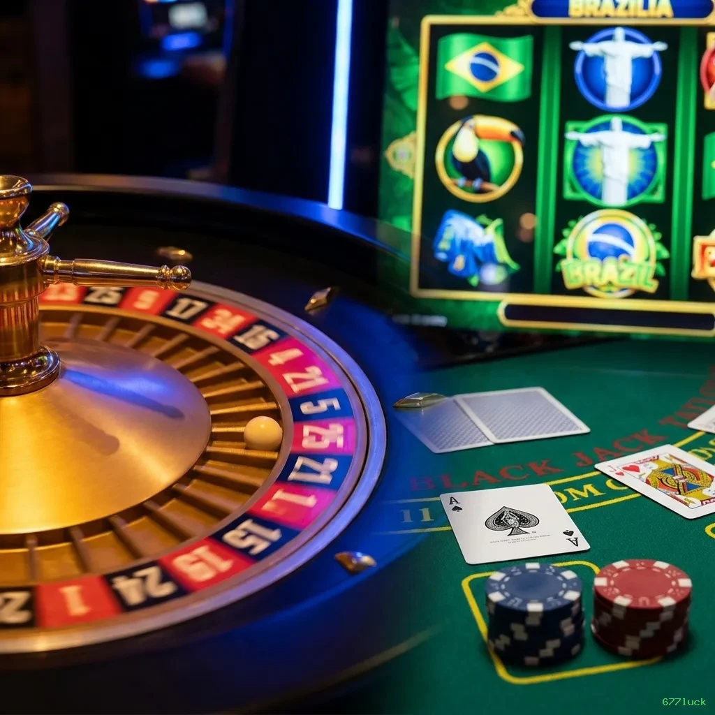 Roleta e blackjack 677luck